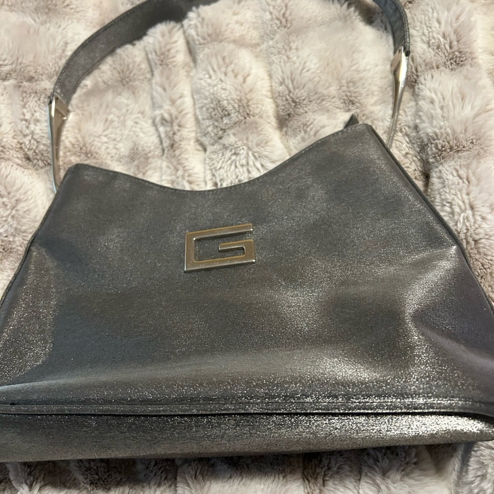 Roxy silver purse
